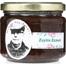 Manyas Köy Pazarı Doğal Katkısız Zeytin Ezmesi 330cc'lık kavanoz