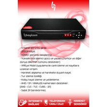 Bayicam 4 Kameralı Kare 4 Dış Kamera Set 320 GB HDD Full HD Gece Görüşlü Güvenlik Kamerası Sistemi
