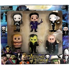 UDATOYS The Addams Family Oyuncak Adams Ailesi Karakter Figürleri Tüm Aile 6'lı Set
