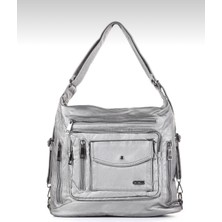 Ccs 16749 Yıkama Deri Omuz Askılı Sırt Çantası