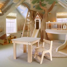 Montessori Anaokulu Masa ve Sandalye Takımı