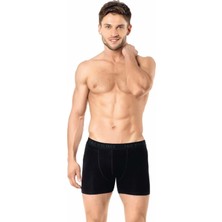 T12020 Erkek 3'lü Likralı Boxer