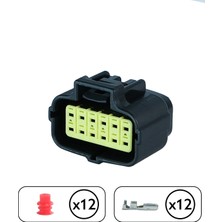 TE/Amp Soketi 12 Pin Kablosuz