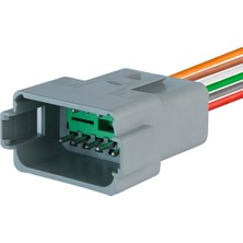 Deutsch DT04-12P Dişi Konnektör 12 Pin Kablolu