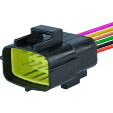 Belirtilmemiş TE/Amp Mandallı Dişi Soket 10 Pin Kablolu