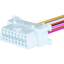 Aptiv (Delphi) Obd Soketi Beyaz 16 Pin Kablolu