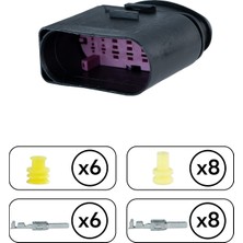 TE/Amp Dişi Soketi 14 Pin Kablosuz Kablosuz