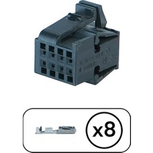 TE/Amp Lamba Soketi 8 Pin Kablosuz