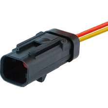 Belirtilmemiş TE/Amp Dişi Konnektör 2 Pin Kablolu
