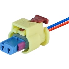 TE/Amp Hararet Müşürü Soketi Mavi 2 Pin Kablolu