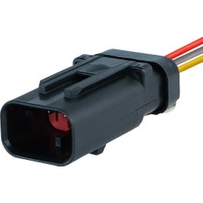 TE/Amp Dişi Konnektör 3 Pin Kablolu