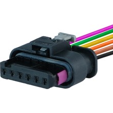TE/Amp Hava Akışmetre Soketi 6 Pin Kablolu