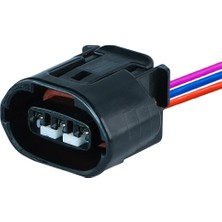 Sumitomo H100 Konnektör Şarj Dinamo Soketi 3 Pin Kablolu