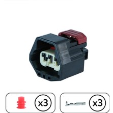 Yazaki Basınç Müşür Soketi 3 Pin Kablosuz