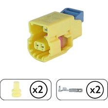 TE/Amp Darbe Sensör Soketi 2 Pin Kablosuz