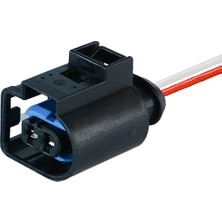 Aptiv (Delphi) Mavi Kilitli Enjektör Soketi 2 Pin Kablolu