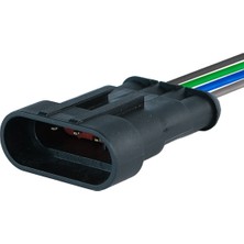 TE/Amp Superseal Dişi Soket 4 Pin Kablolu