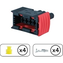 TE/Amp Far Soketi 4 Pin Kablosuz