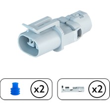 Soketsan Fan Müşür Soketi Gri 2 Pin Kablosuz