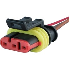 Belirtilmemiş TE/Amp Superseal Erkek Soket 3 Pin Kablolu