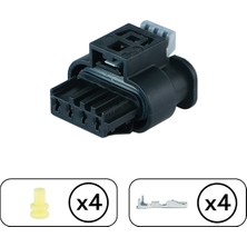 Hirschmann Mercedes Oksijen Sensör Soketi 4 Pin Kablosuz