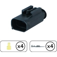 TE/Amp Soketi 4 Pin Kablosuz