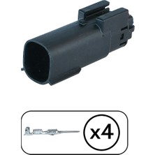 Molex Lamba Soketi Dişi 4 Pin Kablosuz