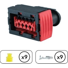 TE/Amp Far Soketi 9 Pin Kablosuz