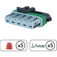 Aptiv (Delphi) Silecek Motor Soketi 5 Pin Kablosuz