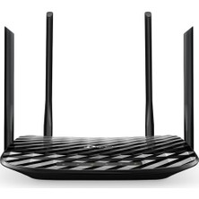 TP-Link Archer C6 | Dual-Band Wi-Fi 5 Router | AC1200 Mbps | 4 Gigabit LAN Bağlantı Noktası | MU-MIMO | Beamforming | WPA3 | Access Point Modu | Ebeveyn Denetimleri