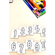 20 Parça Sayılar Zeka Kartları Eşleştirme Oyunu Hafıza Kartı Ahşap Eğitici Puzzle Oyuncak