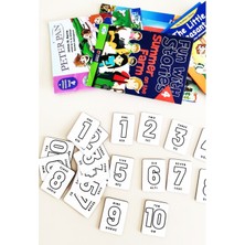20 Parça Sayılar Zeka Kartları Eşleştirme Oyunu Hafıza Kartı Ahşap Eğitici Puzzle Oyuncak