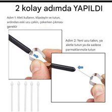 Samsung S Pen Tablet Uyumlu Kalem Ucu Tab S6/S6LTE/S7FE/S7ULTRA/S8 /s8 ULTRA/S9/S9FEULTRA S10/S10ULTRA (5 Tane) Siyah