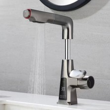 Fleko Lıght 122 Lıght Antrasit Lavabo Bataryası