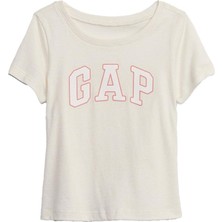 Gap Pembe Kız Çocuk Baskılı T-Shirt 459909007