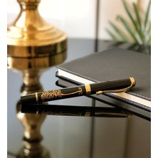 Giftmoda Altın Yaldızlı Besmele Kabartmalı Tükenmez Kalem