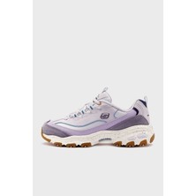 Skechers D'lites Logolu Süet Detaylı Kalın Taban Sneaker Ayakkabı Bayan Ayakkabı 149589 Lvmt