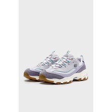 Skechers D'lites Logolu Süet Detaylı Kalın Taban Sneaker Ayakkabı Bayan Ayakkabı 149589 Lvmt