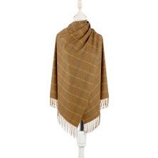 Hardal Ekose Desen Kışlık Şal