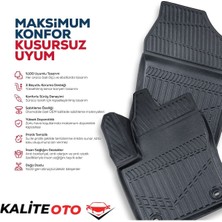 Togg T10X 2025 Model Esnek Bagaj Havuzu Araca Özel Siyah Paspas Takımı