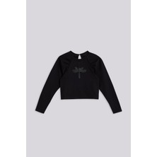 Bg Store Kız Çocuk Siyah Bluz