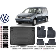 Volkswagen Caddy 2009 Model Bagaj Havuzu Araca Özel Siyah Havuzlu Paspas Takımı Sett