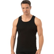 Özkan Underwear 0113 6'lı Paket  Erkek Pamuklu Ribana Atlet