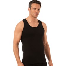 Özkan Underwear 0113 6'lı Paket  Erkek Pamuklu Ribana Atlet