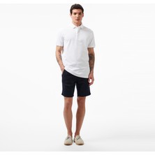 Nautica Erkek Siyah Slim Fit Keten Şort B35214T.0TB