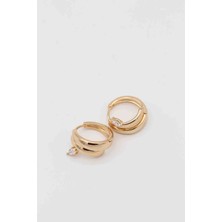 Glare Jewellery Shesra Özel Seri Gold Küpe