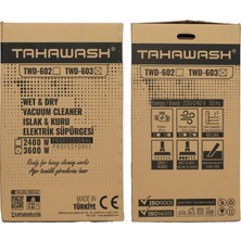 Tahawash Sanayi Tipi Üç Motorlu 60 Litre Süpürge - TWD-603