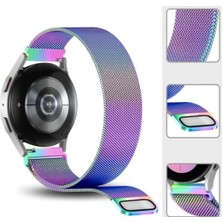 Huawei Watch 3/4/pro/buds/ultimate/runner Ile Uyumlu (22MM) Mıknatıslı Metal Hasır Kordon