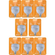 (8 adet) Osaka 50W (300W) Beyaz IŞIK E27 DUYLU (Kalın Duy) LED Torch Ampul
