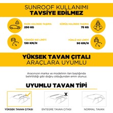 Turtle Bmw X7 (G07) 2019-2025 Arası Uyumlu Ara Atkı - Siyah
